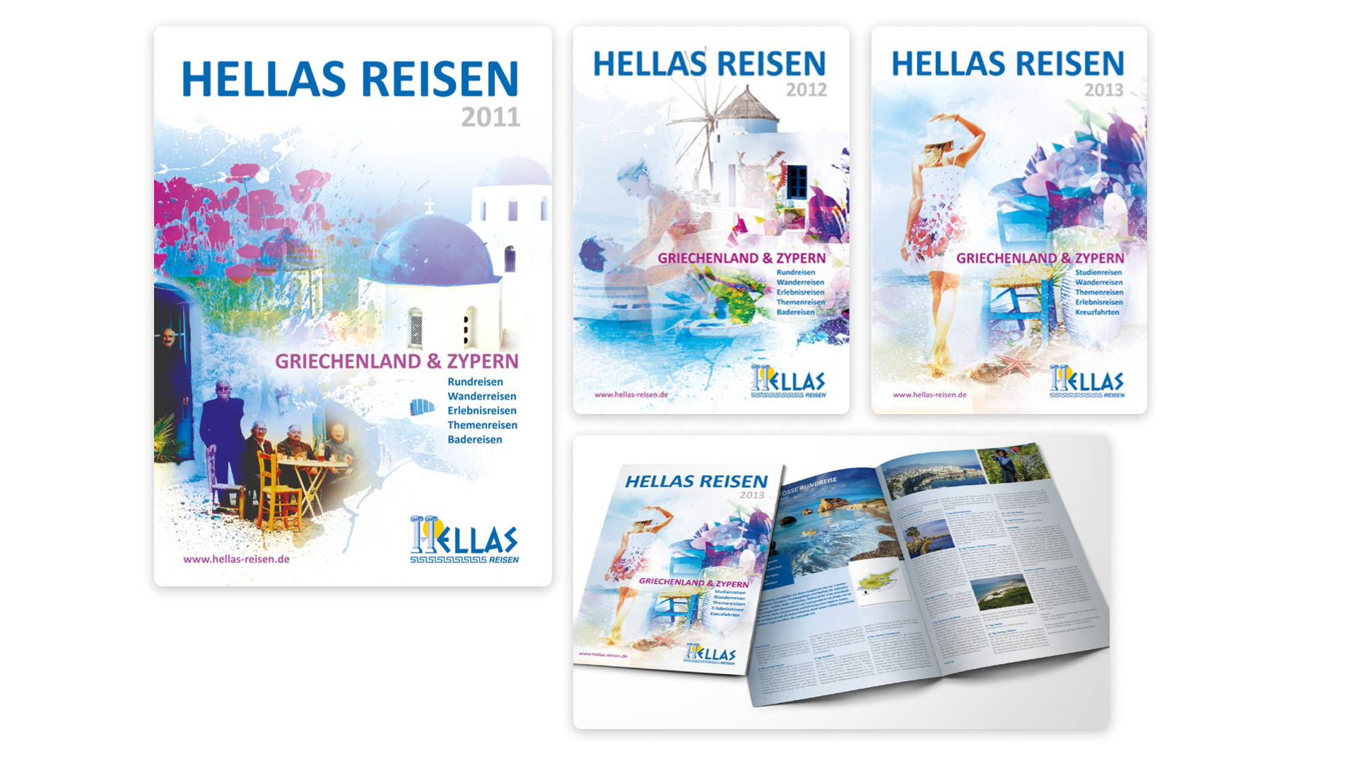 Hellas Reisen – Hauptkataloge 2011–2013