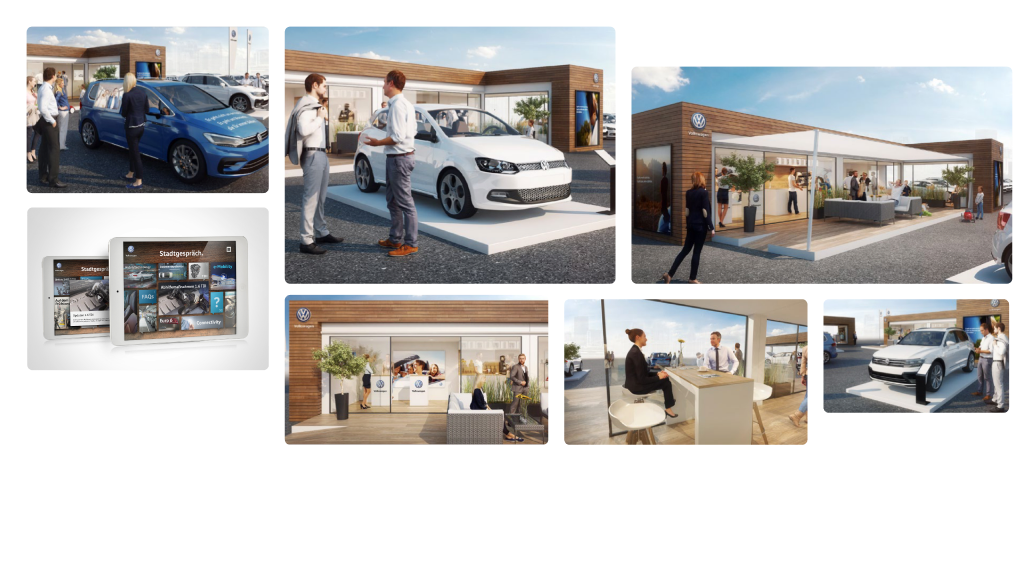 Volkswagen Händler- und Eventmaterialien